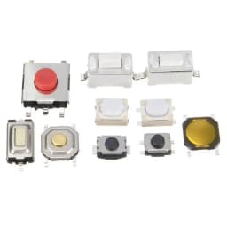 50PCS Tact Switch Silicone Button Micro Switch 3*4*2mm 3x6x4.3mm 2Pin 3x6x2.5mm 4*4*1.5mm SMD 4 Feet