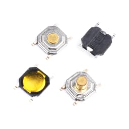 50PCS Tact Switch Silicone Button Micro Switch 3*4*2mm 3x6x4.3mm 2Pin 3x6x2.5mm 4*4*1.5mm SMD 4 Feet