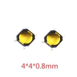 50PCS Tact Switch Silicone Button Micro Switch 3*4*2mm 3x6x4.3mm 2Pin 3x6x2.5mm 4*4*1.5mm SMD 4 Feet
