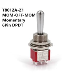 SH T80-T Z1 Series Large Long Handle 12mm Panel Mount Mini Toggle Switch 5A 125VAC