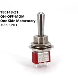 SH T80-T Z1 Series Large Long Handle 12mm Panel Mount Mini Toggle Switch 5A 125VAC