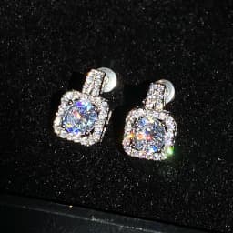 Huitan Classic Square Shape Women Stud Earring Full Paved CZ Zircon Stone Luxury Female Wedding Earring Jewelry New Arrival Item