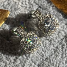 Huitan Classic Square Shape Women Stud Earring Full Paved CZ Zircon Stone Luxury Female Wedding Earring Jewelry New Arrival Item
