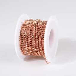 RESEN New Arrival Colorful Rhinestone Chains Dense Fancy Chain Apparel Sewing Glass Rhinestone Cup Chain With Colorful base