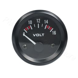 Vehicle Meter 12V Automobile Car Gauge 2" 52mm Water Temp Oil Temp Oil Press Fuel Volts Oil press kg Ammeter Gauge Black Shell