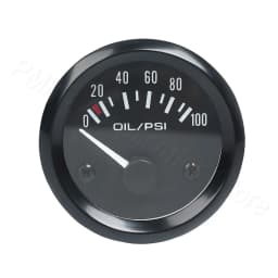 Vehicle Meter 12V Automobile Car Gauge 2" 52mm Water Temp Oil Temp Oil Press Fuel Volts Oil press kg Ammeter Gauge Black Shell