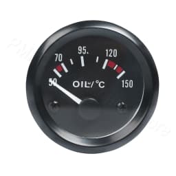Vehicle Meter 12V Automobile Car Gauge 2" 52mm Water Temp Oil Temp Oil Press Fuel Volts Oil press kg Ammeter Gauge Black Shell