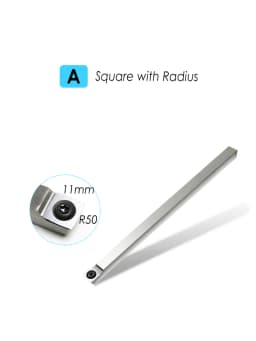 TASP Carbide Insert Cutter Woodturning Tool Swan Neck Wood Turning Chisel Blade & Aluminum Handle for Woodworking Lathe Machine