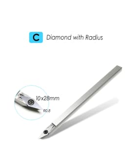 TASP Carbide Insert Cutter Woodturning Tool Swan Neck Wood Turning Chisel Blade & Aluminum Handle for Woodworking Lathe Machine