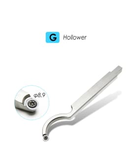 TASP Carbide Insert Cutter Woodturning Tool Swan Neck Wood Turning Chisel Blade & Aluminum Handle for Woodworking Lathe Machine