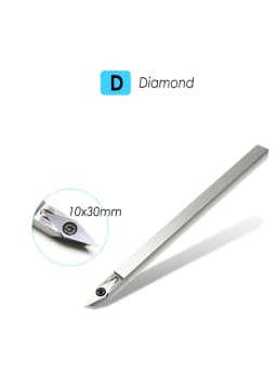 TASP Carbide Insert Cutter Woodturning Tool Swan Neck Wood Turning Chisel Blade & Aluminum Handle for Woodworking Lathe Machine