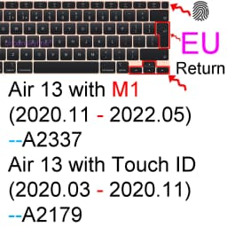 Keyboard Cover for Macbook Air 13 M5 M3 15 Pro 14 M5 13 M2 16 M4 12 Neo Silicone Protector Skin Case A3427 A3449 A448 A3404