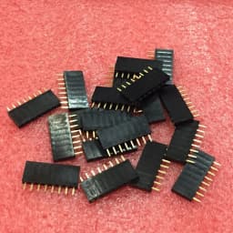 2.54mm Pitch Single Row Female 2~40P PCB Socket Board Pin Header Connector Strip Pinheader 2/3/4/6/10/12/16/20/40Pin For Arduino