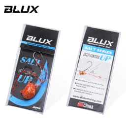 BLUX 20g 30g 40g DEEP CONTROL UP Tenya Madai Jig Kabura Saltwater Fishing Lure Jighead Sea Boating Bait Shrimp Rubber Skirt