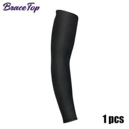 BraceTop 1 PC Sports Cooling Arm Sleeves for Men Women, Outdoor UV Protection Sleeves for Basketball Football Volleyball Cycling
