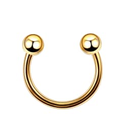 1PC Hot Sale Nose Horseshoe Ring Nose Septum Ring G23 Titanium Circular Piercing Ear Cartilage Tragus Body Jewelry Piercing