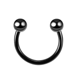 1PC Hot Sale Nose Horseshoe Ring Nose Septum Ring G23 Titanium Circular Piercing Ear Cartilage Tragus Body Jewelry Piercing