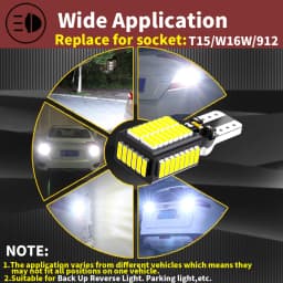 2pcs LED Reverse Light Blub Backup Lamp W16W T15 921 Canbus For BMW E81 E87 E88 E82 E92 E90 E91 E60 F07 F11 E61 1 3 5 Series