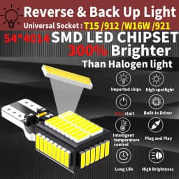 2pcs LED Reverse Light Blub Backup Lamp W16W T15 921 Canbus For BMW E81 E87 E88 E82 E92 E90 E91 E60 F07 F11 E61 1 3 5 Series