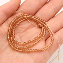 125 Pieces Spinel Beads Crystal Beads Loose DIY Jewelry Making Bracelet Necklace Accessories 3mm Length 38cm