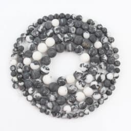 Matte Minerals Beads Natural Stone Beads Dull Polish Hematite Round Loose Spacer For Jewelry Making Bracelets DIY 4-12mm