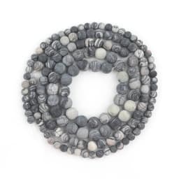 Matte Minerals Beads Natural Stone Beads Dull Polish Hematite Round Loose Spacer For Jewelry Making Bracelets DIY 4-12mm