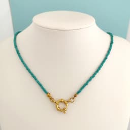 Imitation Pearl Necklace Women Choker Seed Beads Rainbow Stainless Steel Spring Clasp Sailor Buckle Base Chain Gold Color Boho