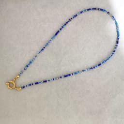 Imitation Pearl Necklace Women Choker Seed Beads Rainbow Stainless Steel Spring Clasp Sailor Buckle Base Chain Gold Color Boho