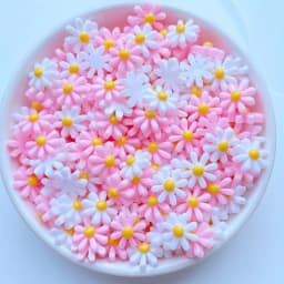 50Pcs New 11mm Cute Mini Chrysanthemum Flat Back Resin Cabochons Scrapbooking DIY Jewelry Craft Decoration Accessorie