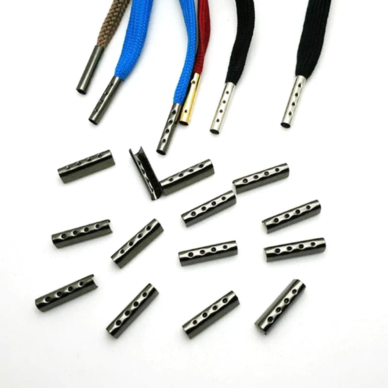 20/50/10PCS  Shoelace Head Aglets DIY Shoelaces Repair Shoe Lace Tips Replacement End Shoes Rope Head Rope Tail Clamp Bullet