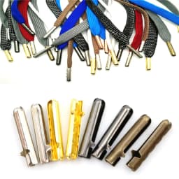 20/50/10PCS  Shoelace Head Aglets DIY Shoelaces Repair Shoe Lace Tips Replacement End Shoes Rope Head Rope Tail Clamp Bullet