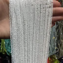 YoZuSmily 1 Strand 1X2mm Small Beads 32 Faceted Crystal Glass Rondel Spacer Beads for Jewelry Making Diy Accessory Little Beads