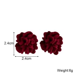 Red Color Women Dangle Earrings Geometric Pendants Gold Color Metal Hook Earrings Long Hang Earrings Pendientes Fashion Jewelry