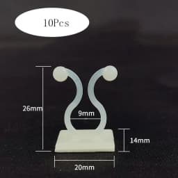 10/30/50pcs/Bag Plant Vine Climbing Clip Invisible Wall Self-adhesive Fixator Garden Plant Vine Climbing Fixed Support