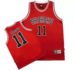 Anime Shohoku School Basketball Team Jersey 1-15 Cosplay Costume Sakuragi Hanamichi Rukawa Jersey Sports Wear Uniform Vest
