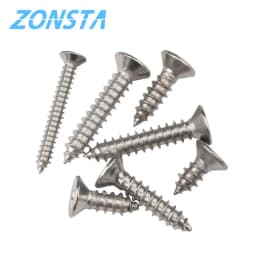 Countersunk head tapping screws M1.2 M1.4 M1.7 M2 M2.5 M3 M3.5 M4 M5 M6 304 Stainless steel Cross recessed Flat Wood Screw
