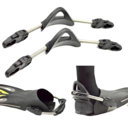 2PC Snorkeling SCUBA Diving Spring Fin Strap with Quick Release Buckle