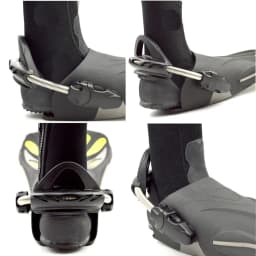 2PC Snorkeling SCUBA Diving Spring Fin Strap with Quick Release Buckle