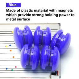 10Pcs Colorful Fridge Magnets Circular Refrigerator Office Magnet Sticker for Kids Gifts Calendar Whiteboard Home Decoration