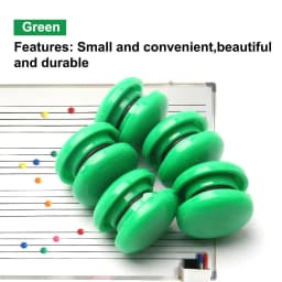 10Pcs Colorful Fridge Magnets Circular Refrigerator Office Magnet Sticker for Kids Gifts Calendar Whiteboard Home Decoration