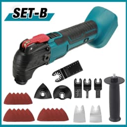 170W Electric Cordless Oscillator, 6-Gear Settings, 5000-20000r/Min, for Sawing/Cutting/Shoveling, For 18V/21V Makita Battery