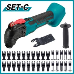 170W Electric Cordless Oscillator, 6-Gear Settings, 5000-20000r/Min, for Sawing/Cutting/Shoveling, For 18V/21V Makita Battery