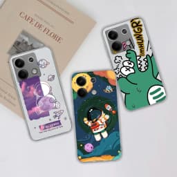 For Redmi Note 13 Pro Plus Phone Case Creative Fun Soft Slim Silicone Transparent Anti Drop Back Cover For Redmi Note13 13Pro+
