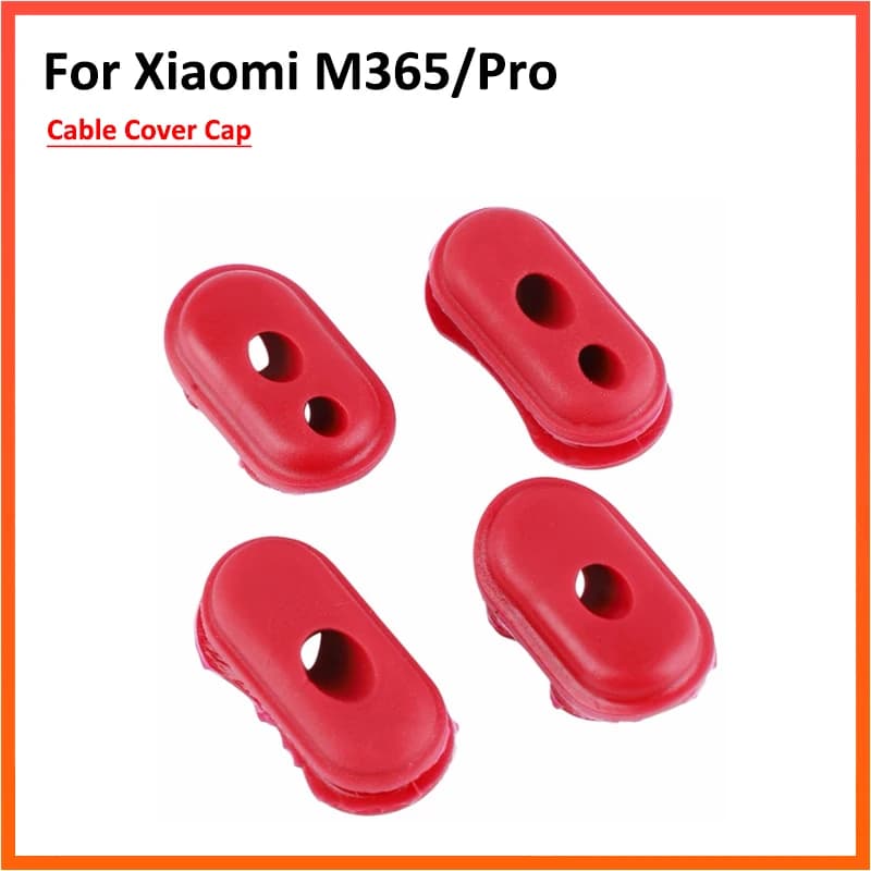 4pcs Rubber Charge Port Cover Cap Plug  For Xiaomi M365 1S Pro Pro2 Scooter Sleeve Part