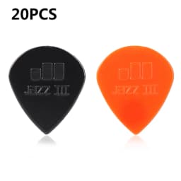 20/50 Pcs Guitar Picks Tortex Jazz III XL Guitar Pick Plectrum Mediator Guitar Parts Accessory Colorful Guitar Nylon Picks