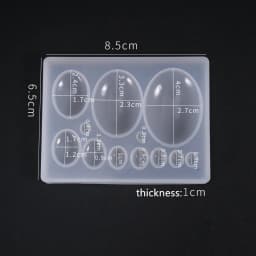SNASAN Cute Beads Cube Triangle Silicone Mold For Jewelry Earrings Pendant Making Resin UV Epoxy Resin Molds Crafts DIY Tool