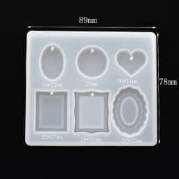 SNASAN Cute Beads Cube Triangle Silicone Mold For Jewelry Earrings Pendant Making Resin UV Epoxy Resin Molds Crafts DIY Tool