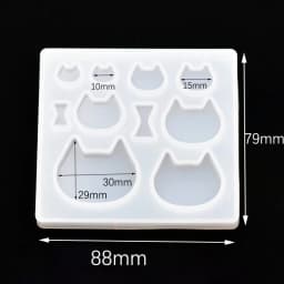 SNASAN Cute Beads Cube Triangle Silicone Mold For Jewelry Earrings Pendant Making Resin UV Epoxy Resin Molds Crafts DIY Tool