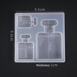 SNASAN Cute Beads Cube Triangle Silicone Mold For Jewelry Earrings Pendant Making Resin UV Epoxy Resin Molds Crafts DIY Tool