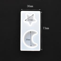SNASAN Cute Beads Cube Triangle Silicone Mold For Jewelry Earrings Pendant Making Resin UV Epoxy Resin Molds Crafts DIY Tool